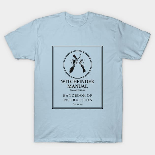 The Witchfinder Manual T-Shirt by Plan8